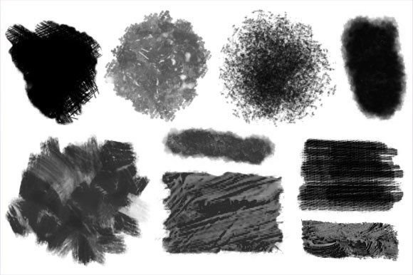 Download 8 Oil Paint Brushes for Digital Painting - Painting Collection