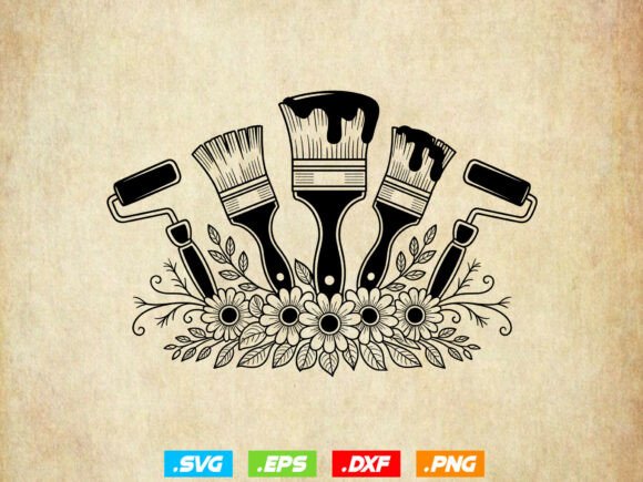Download Paint Brushes Svg,Painting Tools Clipart - Painting Collection