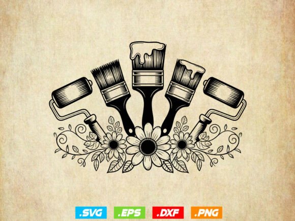 Download Paint Brushes Svg,Painting Tools Clipart - Painting Collection