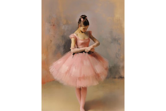 Download Ballet Dancer - Oil Painting - Painting Collection
