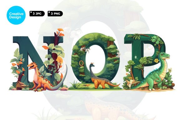Download Letter NOP Forest Illustration - Premium Resources
