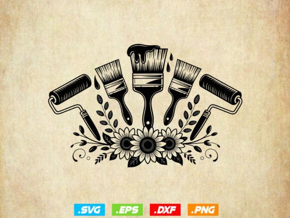 Download Paint Brushes Svg,Painting Tools Clipart - Painting Collection